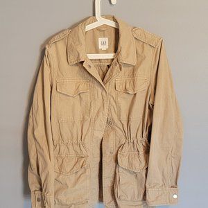 Women's GAP Khaki Cargo Style Jacket Small